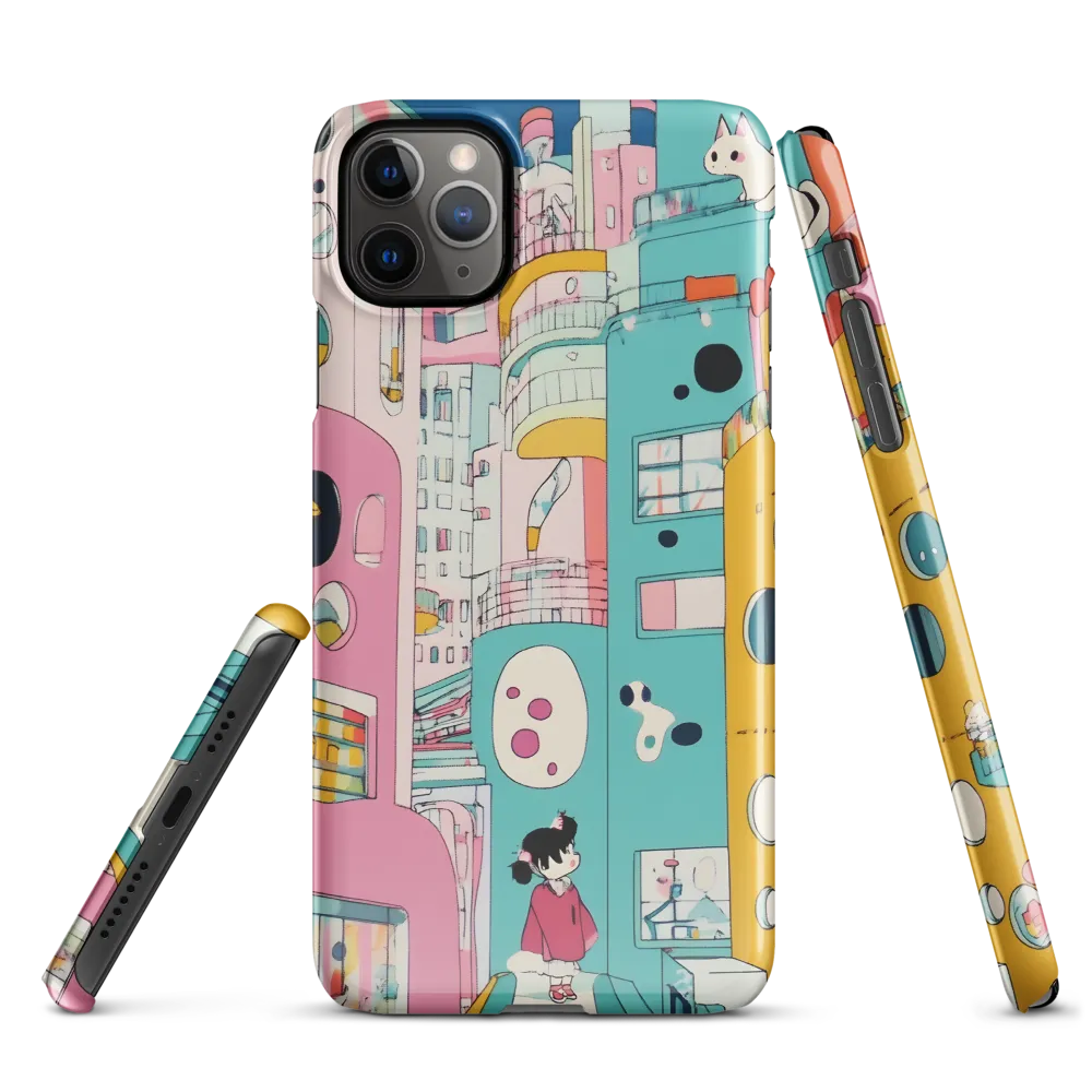 Whimsical Cityscape Dreams | Phone Case |  11 Pro Max | Snap Case | Glossy