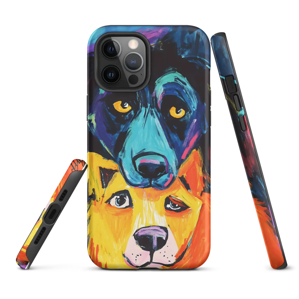 Vibrant Companions: An Expression of Canine Spirit
