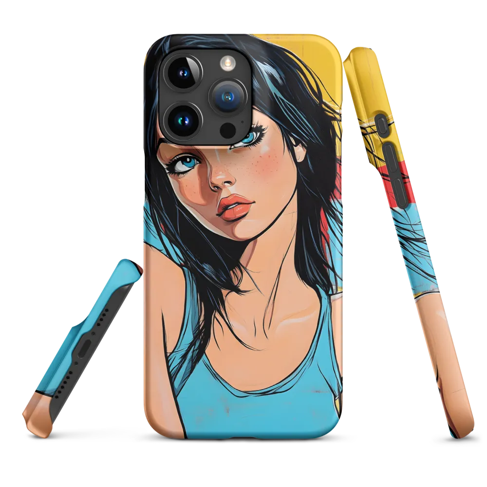 Vibrant Portrait of Modern Youth | Phone Case |  15 Pro Max | Snap Case | Matte