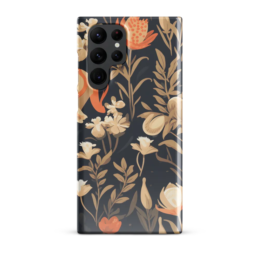 Floral Harmony: A Dance in the Dark