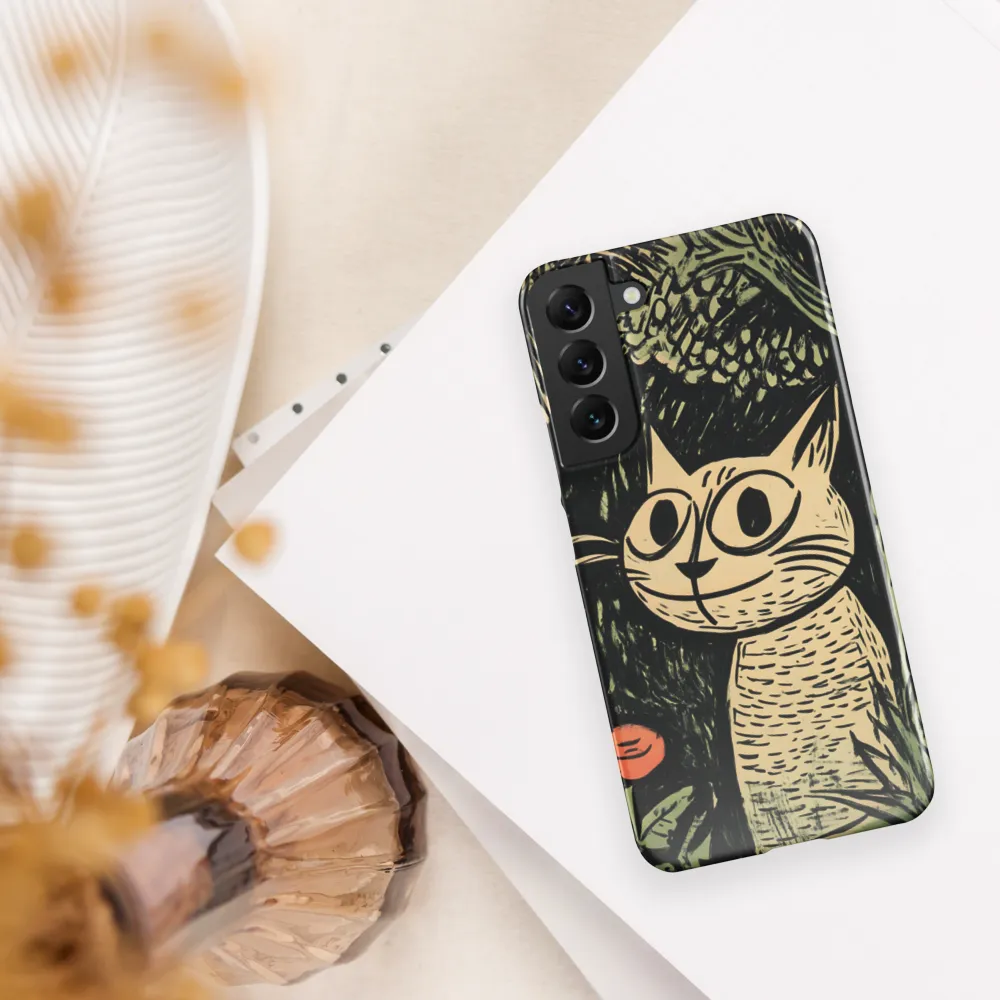 Whimsical Cat in the Forest