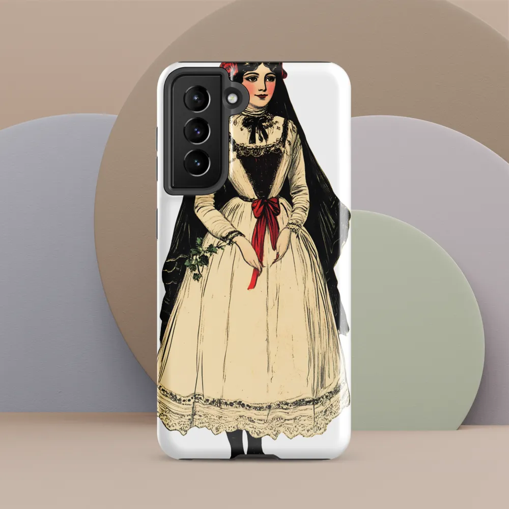 Elegance in Tradition: A Folk Portrait