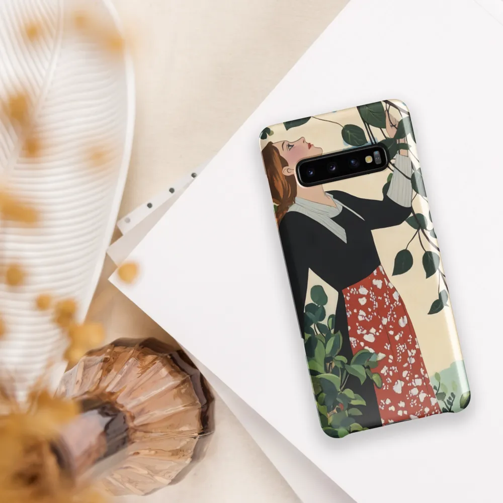 A Moment of Reflection | Phone Case |  S10 Plus | Snap Case | Glossy