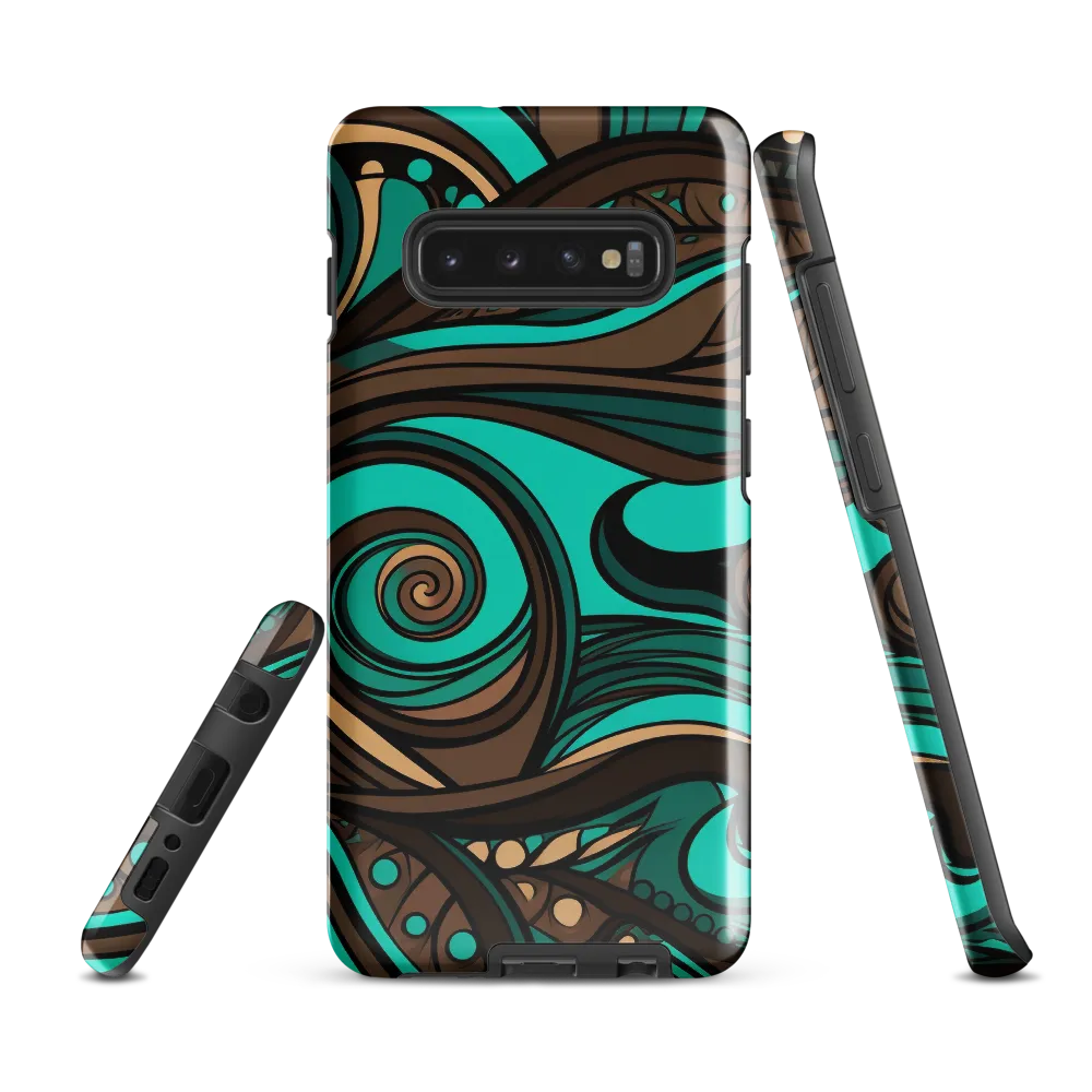 Fluctuating Currents | Phone Case |  S10 Plus | Tough Case | Glossy