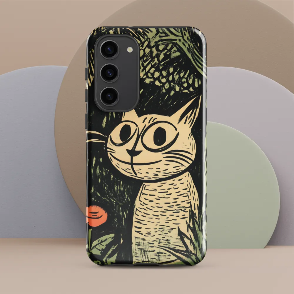 Whimsical Cat in the Forest