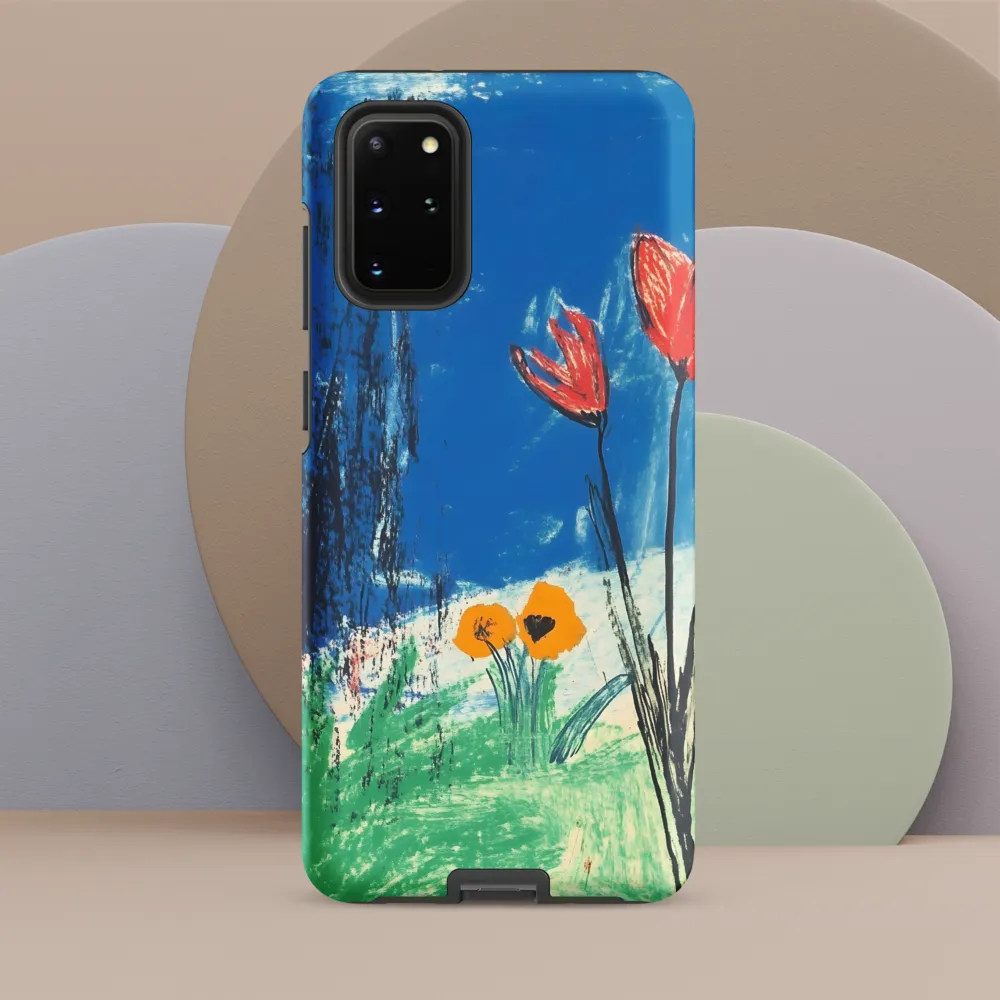 Joyful Blossoms in Blue