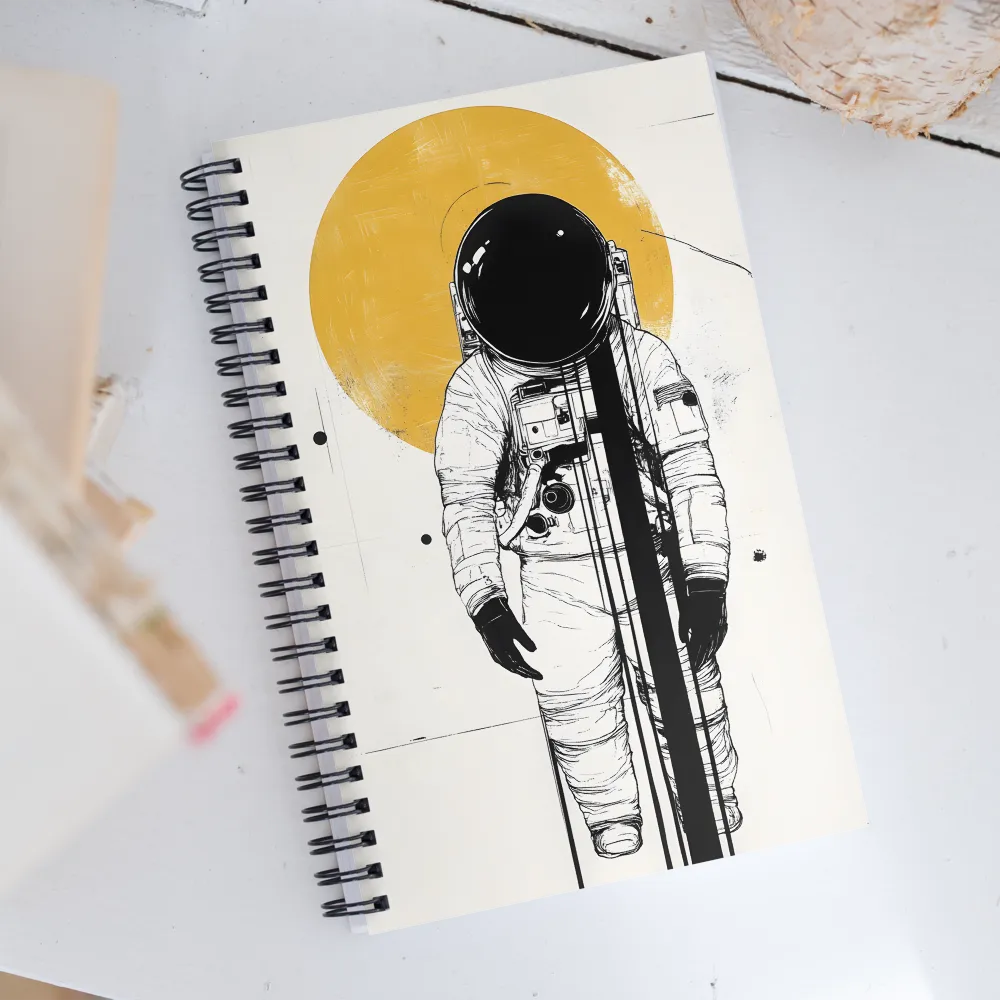 Isolation in Space | Spiral Notebook