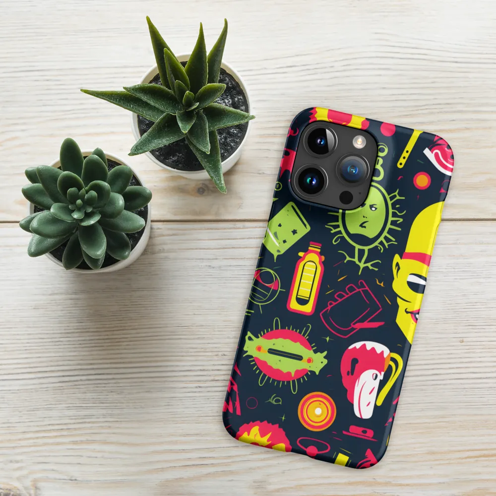 Neon Revelry: A Quirky Exploration of Modern Pop Art
