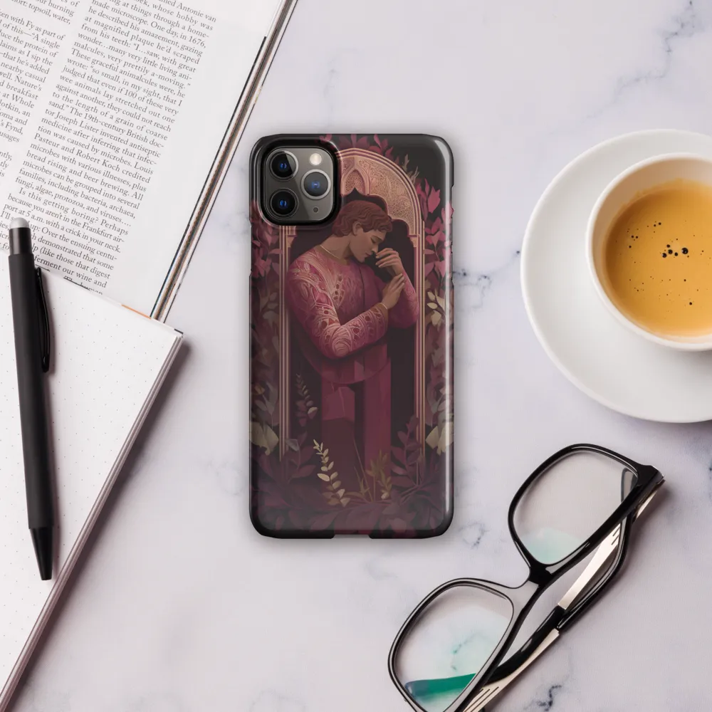 In Contemplation: A Portrait in Purple | Phone Case |  11 Pro Max | Snap Case | Glossy