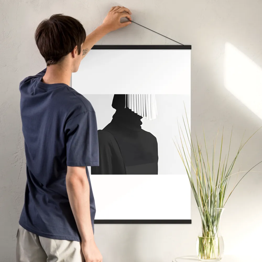 Veil of Mystery | Poster With Black Wood Hanger | 24″×36″