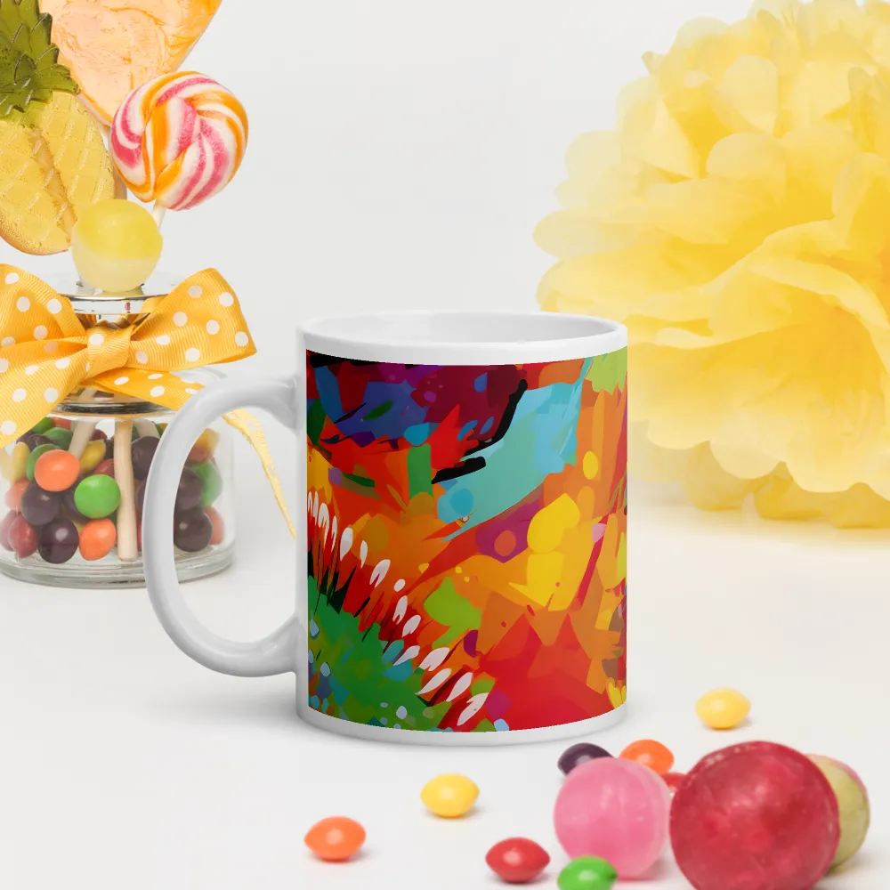 Colorful Lizard: An Abstract Adventure | Mugs | Multiple Sizes & Colors