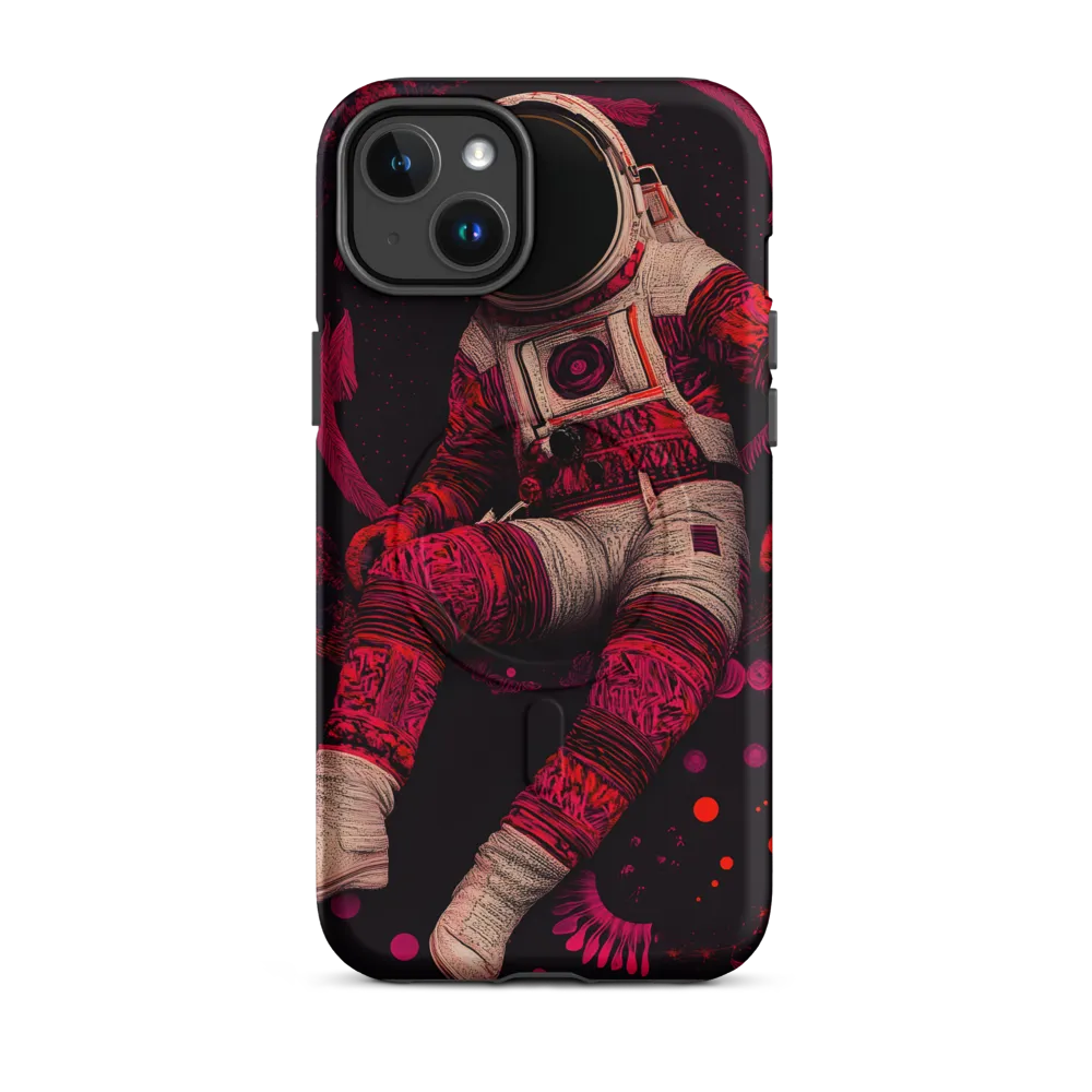 Magenta Drift — An Astronaut in Etched Space