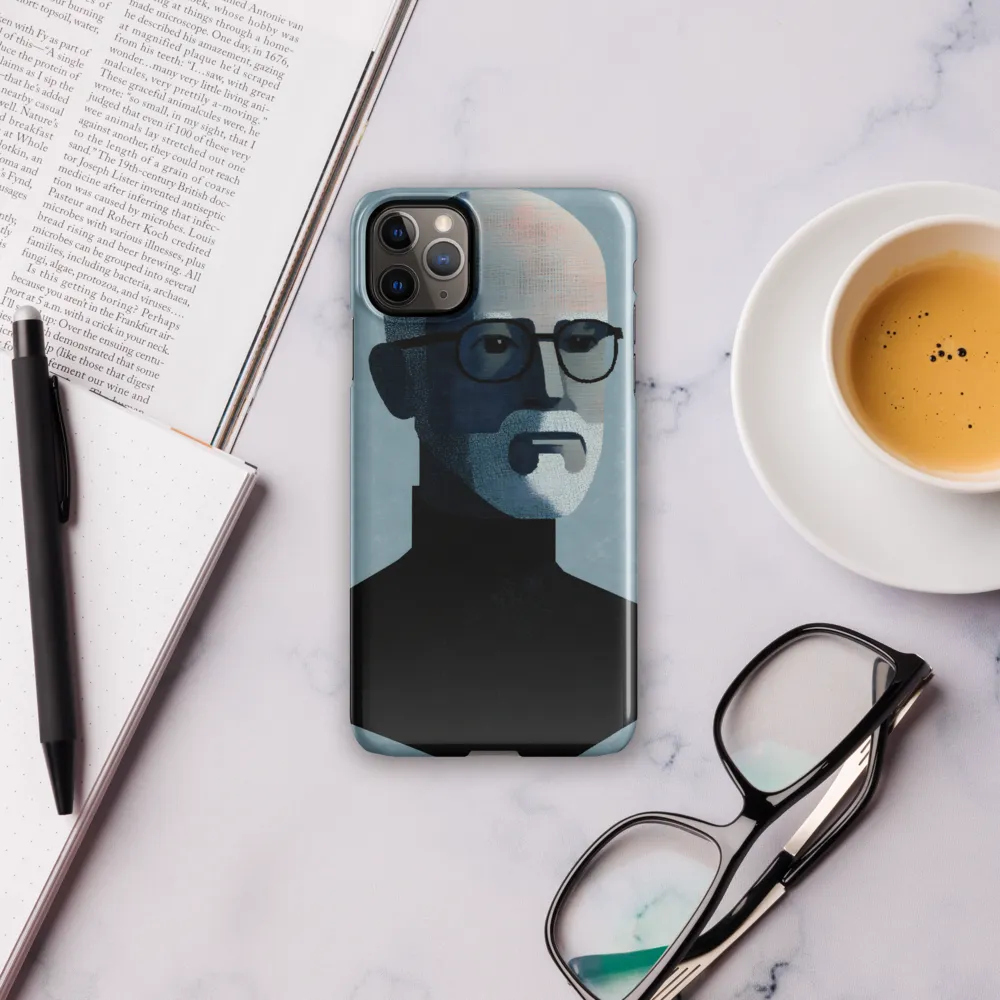 Minimalist Portrait of a Modern Man | Phone Case |  11 Pro Max | Snap Case | Glossy