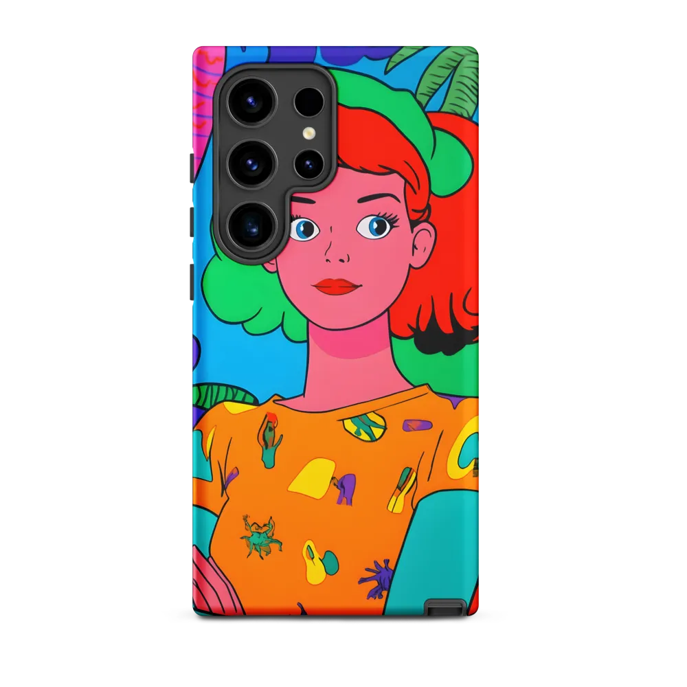 Tropical Vibes: A Playful Portrait