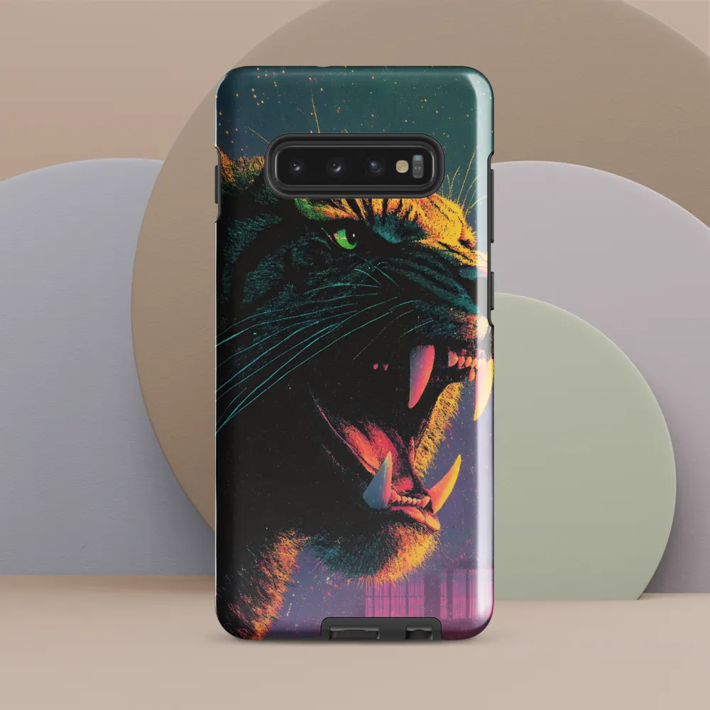 Feral Dreams: The Roaring Tiger | Phone Case |  S10 Plus | Tough Case | Glossy