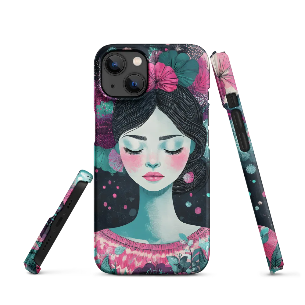 Embrace of Floral Serenity | Phone Case |  13 | Snap Case | Matte