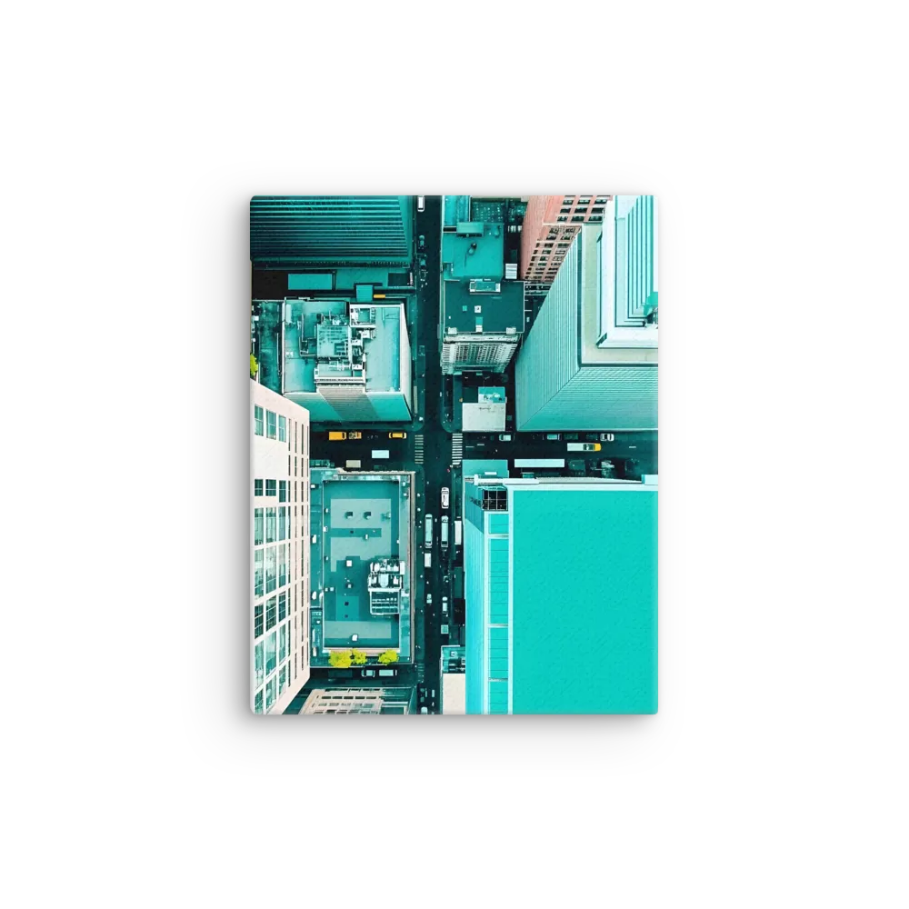 Urban Geometry: Aerial Perspective | Thin Canvas | 11″×14″
