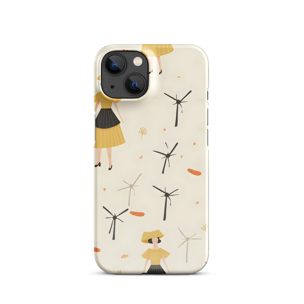 Whimsical Patterns of Nature and Femininity | Phone Case |  14 | Snap Case | Glossy