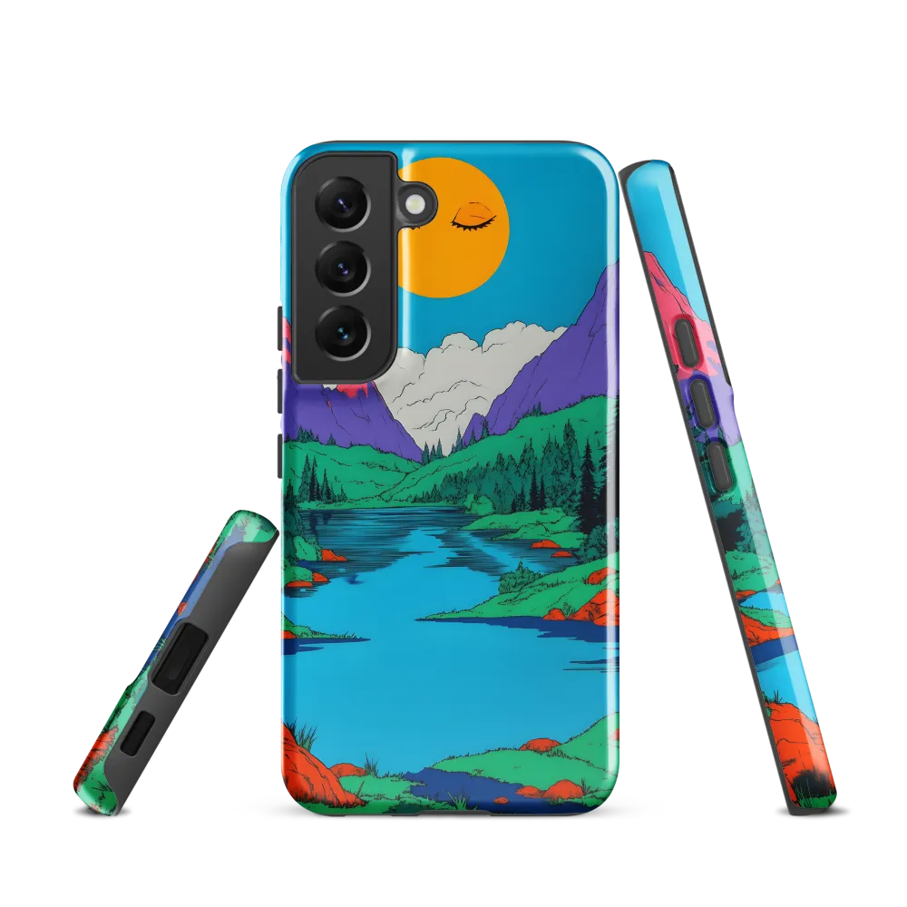 Whimsical Serenity in Vibrant Colors