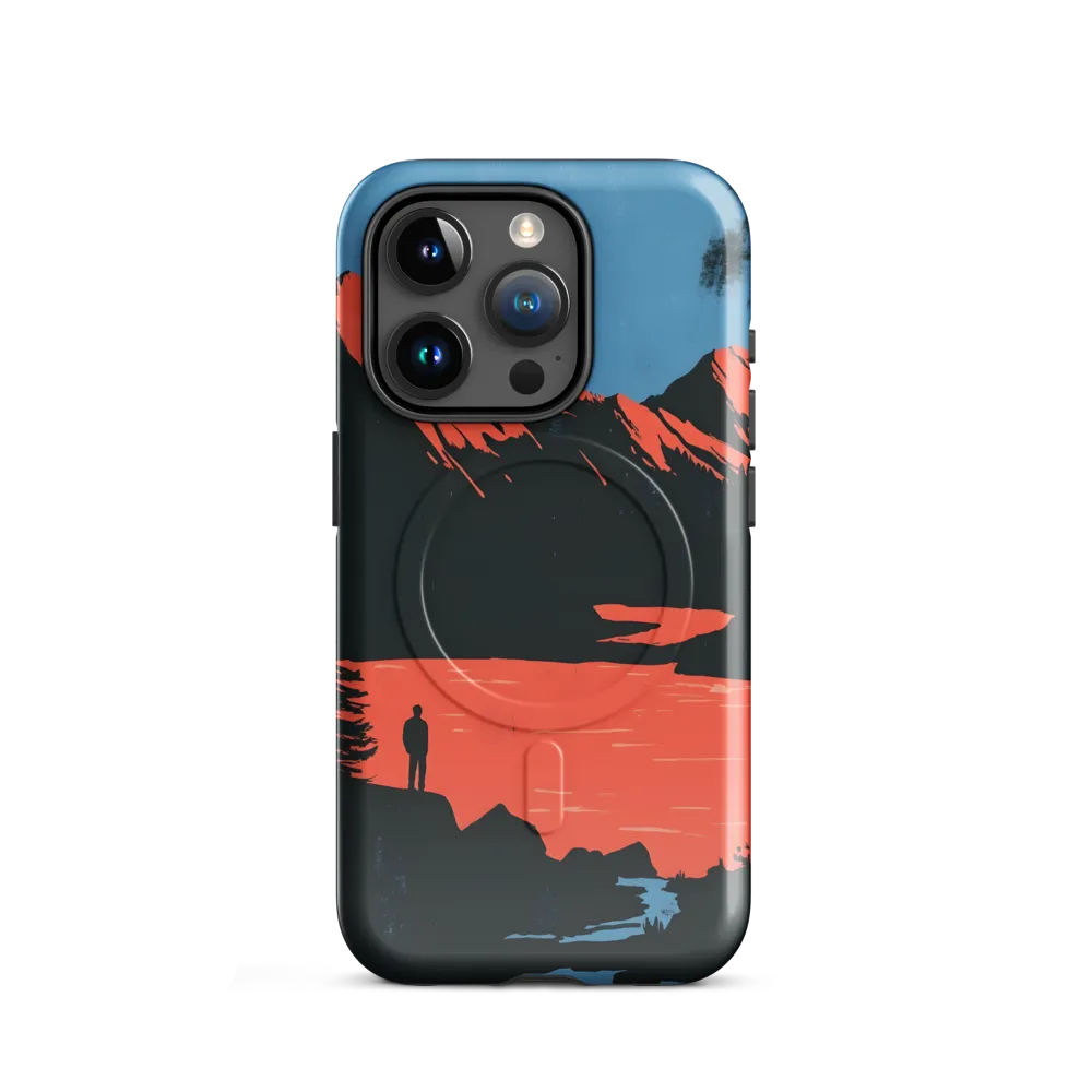 Serenity in Contrast | Phone Case |  15 Pro | MagSafe® Tough Case | Glossy