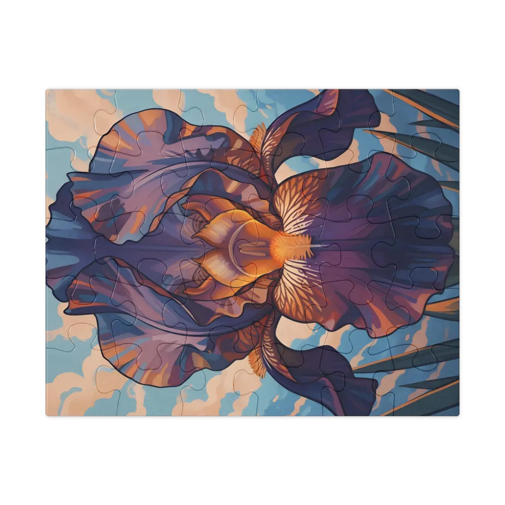 Iris Reverie 
 Jigsaw Puzzle in Tin Box