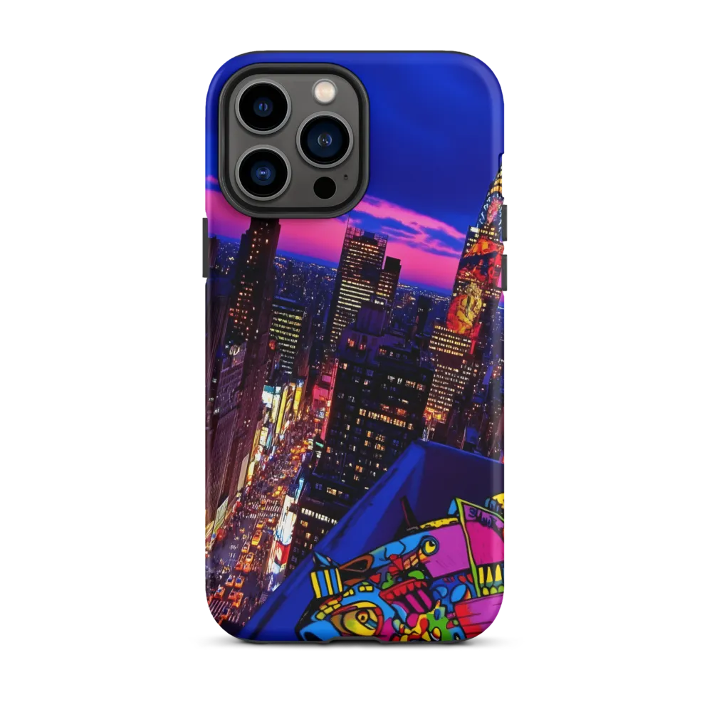 Neon Twilight: A City in Vibrance