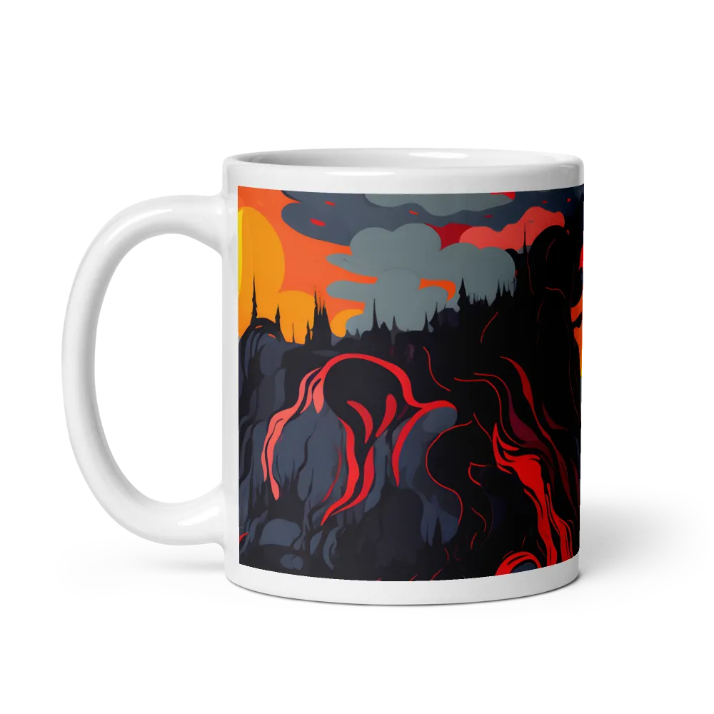 Eruption of Colors | Mug with White inside | 11 oz