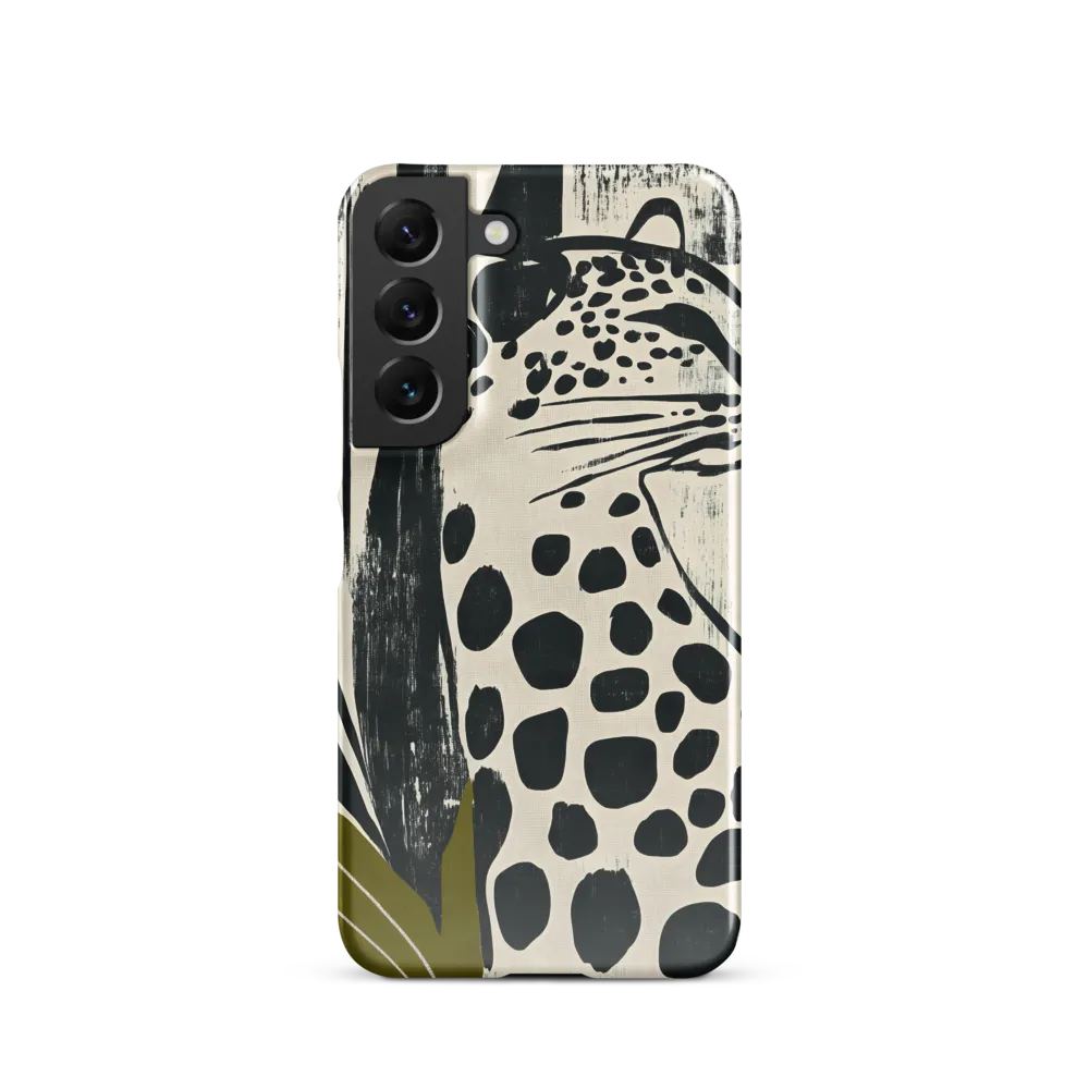 Leopard in Silhouette: A Modern Appeal | Phone Case |  S22 | Snap Case | Glossy
