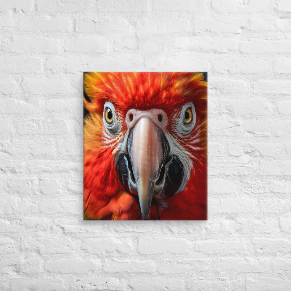 The Fiery Gaze of the Parrot