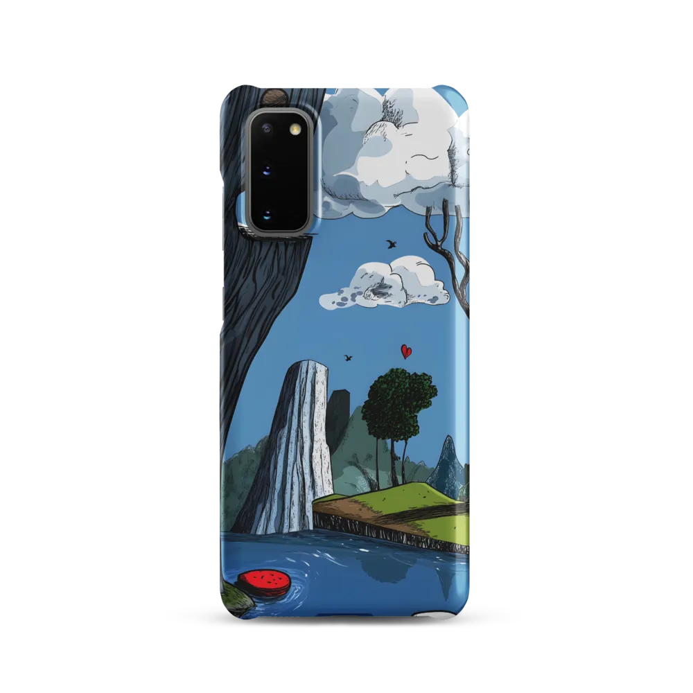 Whimsical Cliffside Reflections
