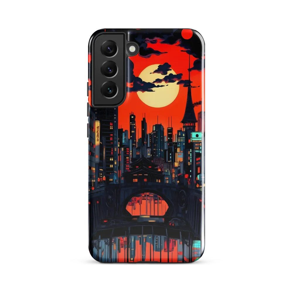 Nightfall in a Neon City