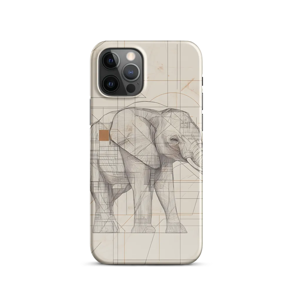 Geometric Elegance: The Steel Elephant