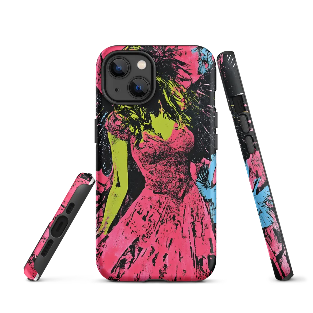 Mystical Angel in Neon Dreams