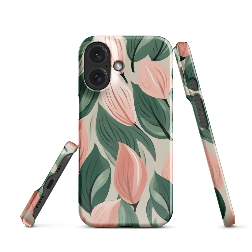 Floral Symphony in Modern Hues | Phone Case |  16 | Snap Case | Glossy