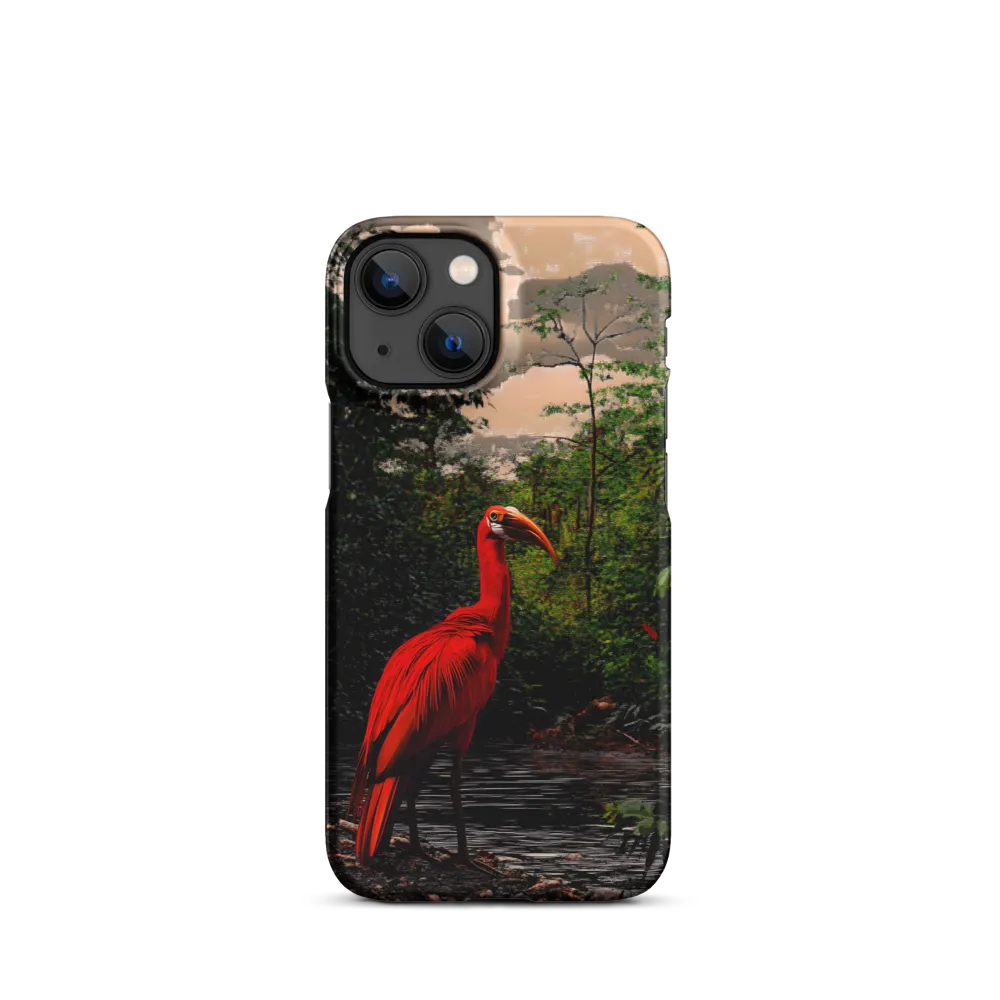 Enigmatic Elegance: The Scarlet Observer