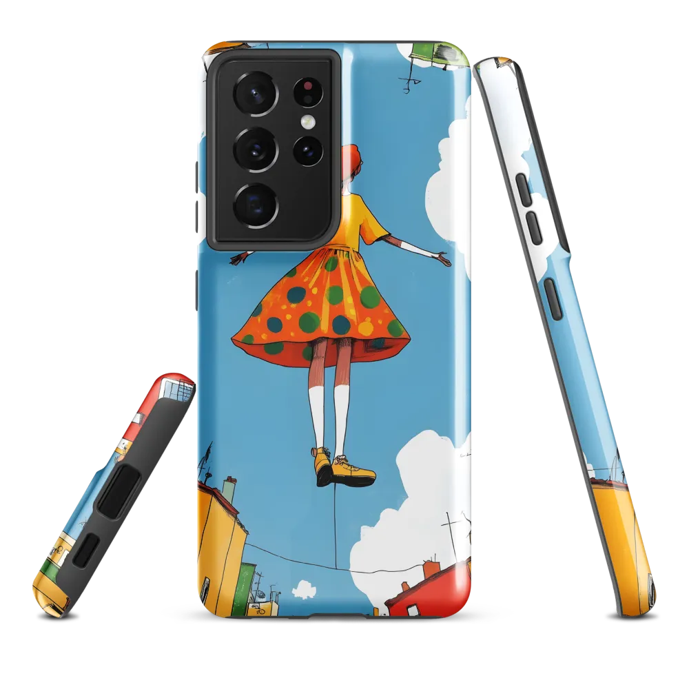Floating Dreams in a Colorful Sky