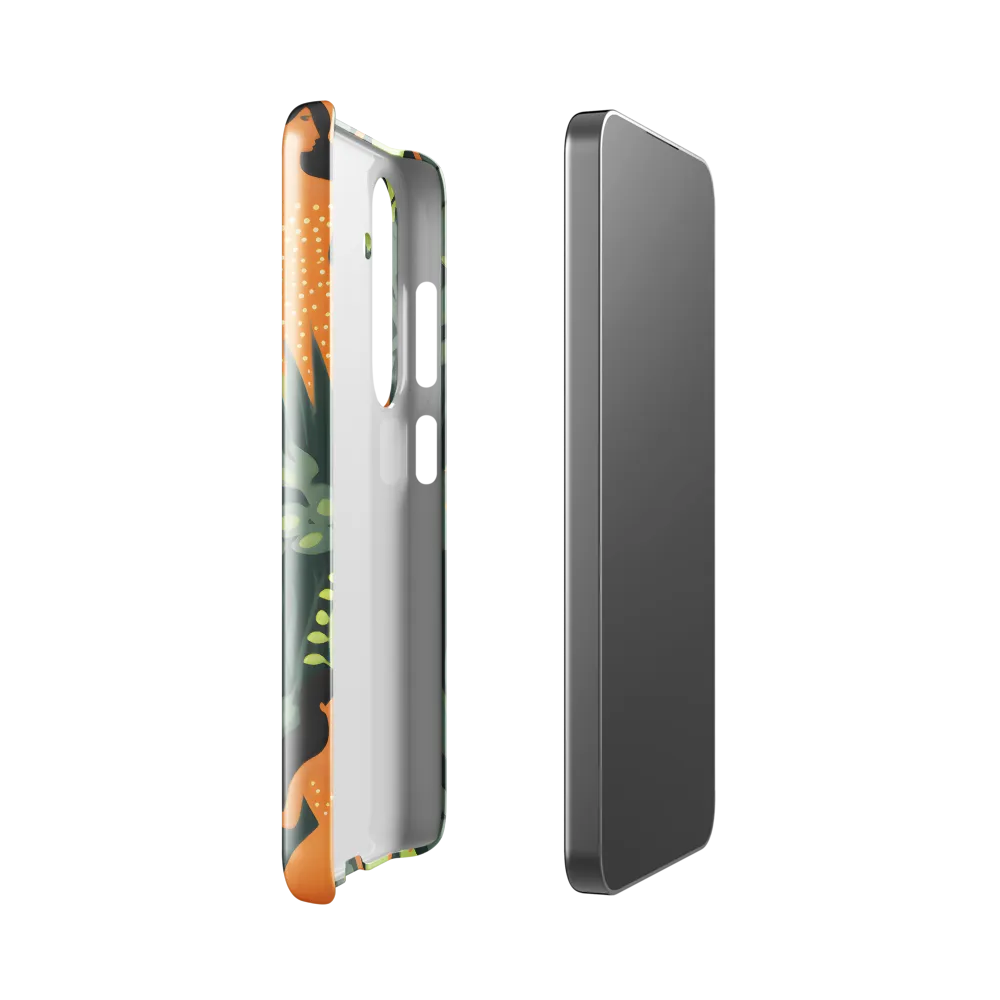 Playful Harmony in Patterns | Phone Case |  S24 | Snap Case | Glossy