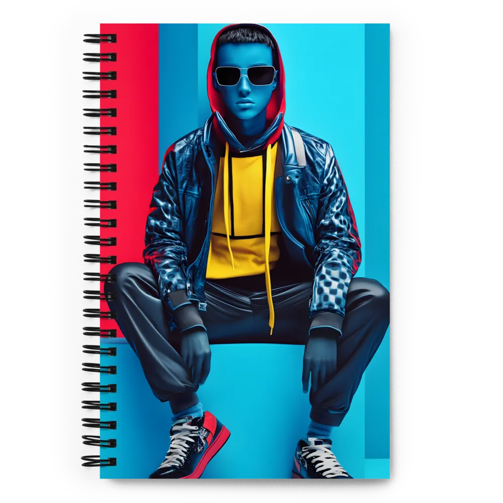 Chroma Cool: A Modern Fashion Statement | Spiral Notebook