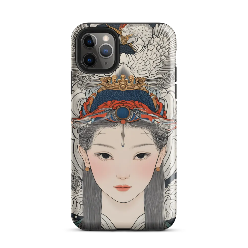 Serenity in Myth: A Traditional Portrait | Phone Case |  11 Pro Max | Tough Case | Glossy