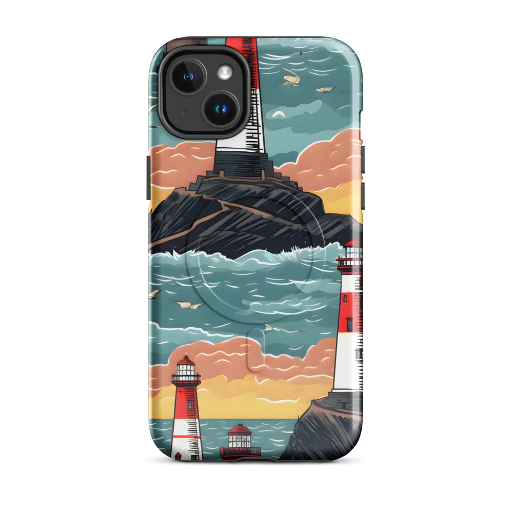 Lighthouses in a Whimsical Ocean