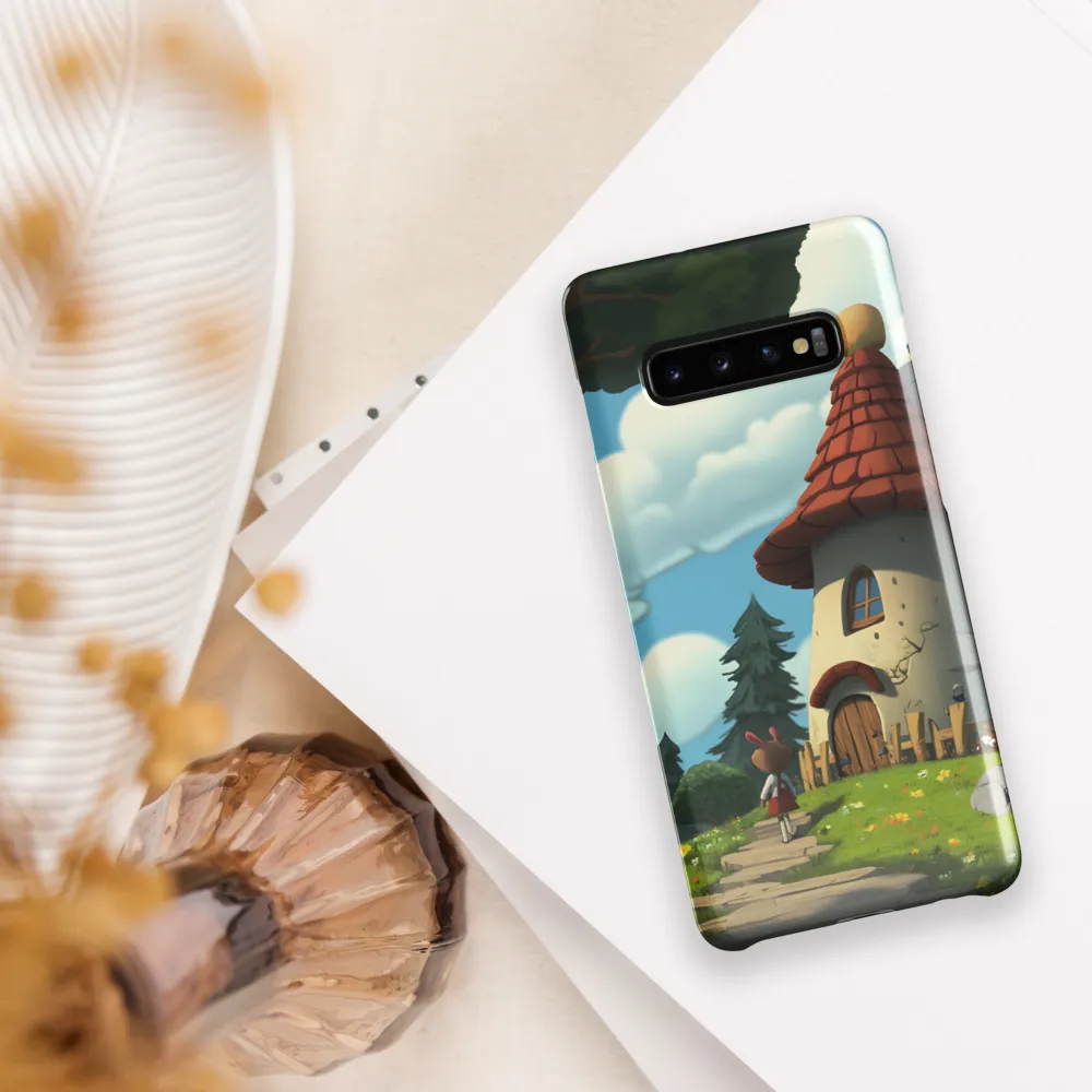 Whimsical Cottage in a Serene Landscape | Phone Case |  S10 Plus | Snap Case | Glossy