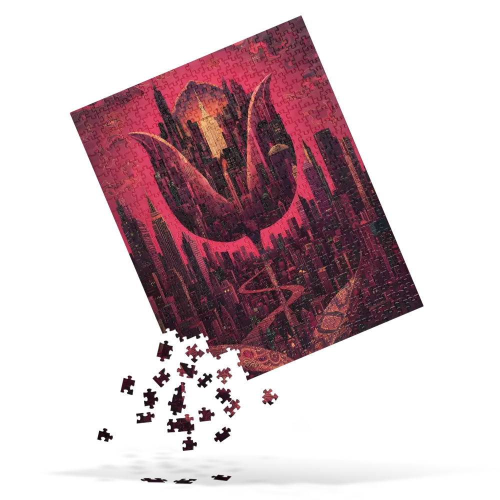 Blooming Metropolis 
 Jigsaw Puzzle