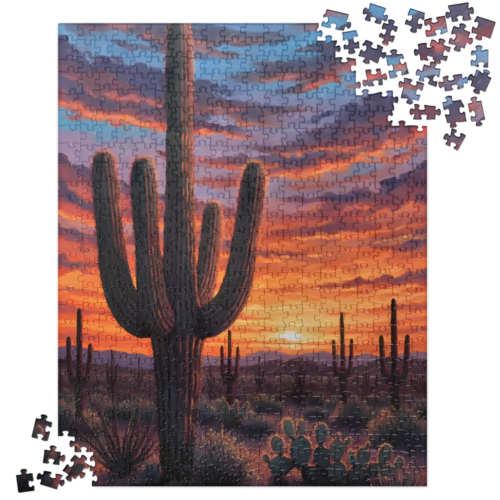 Saguaro Sunset 
 Jigsaw Puzzle