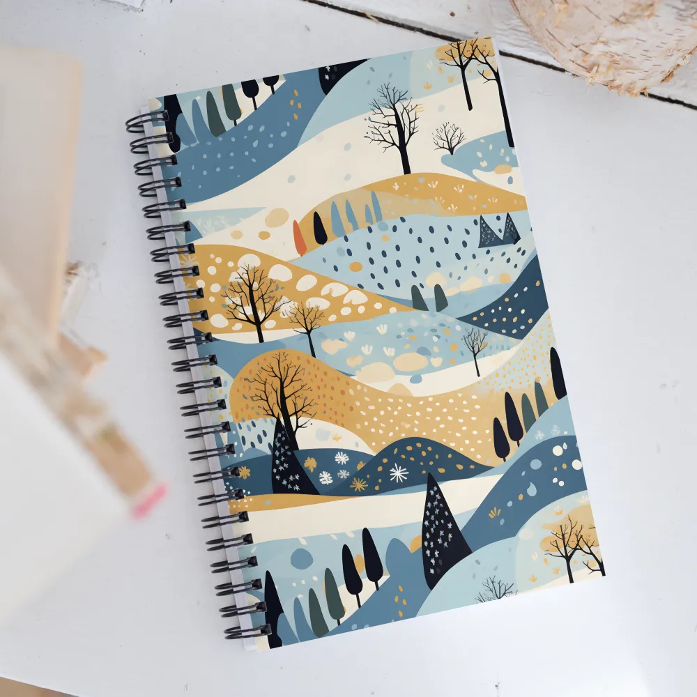 Whispers of a Playful Landscape | Spiral Notebook