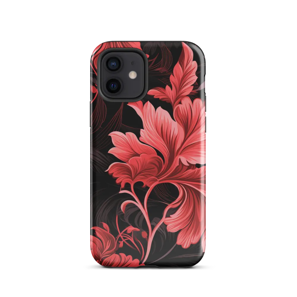 Tropical Elegance in Red