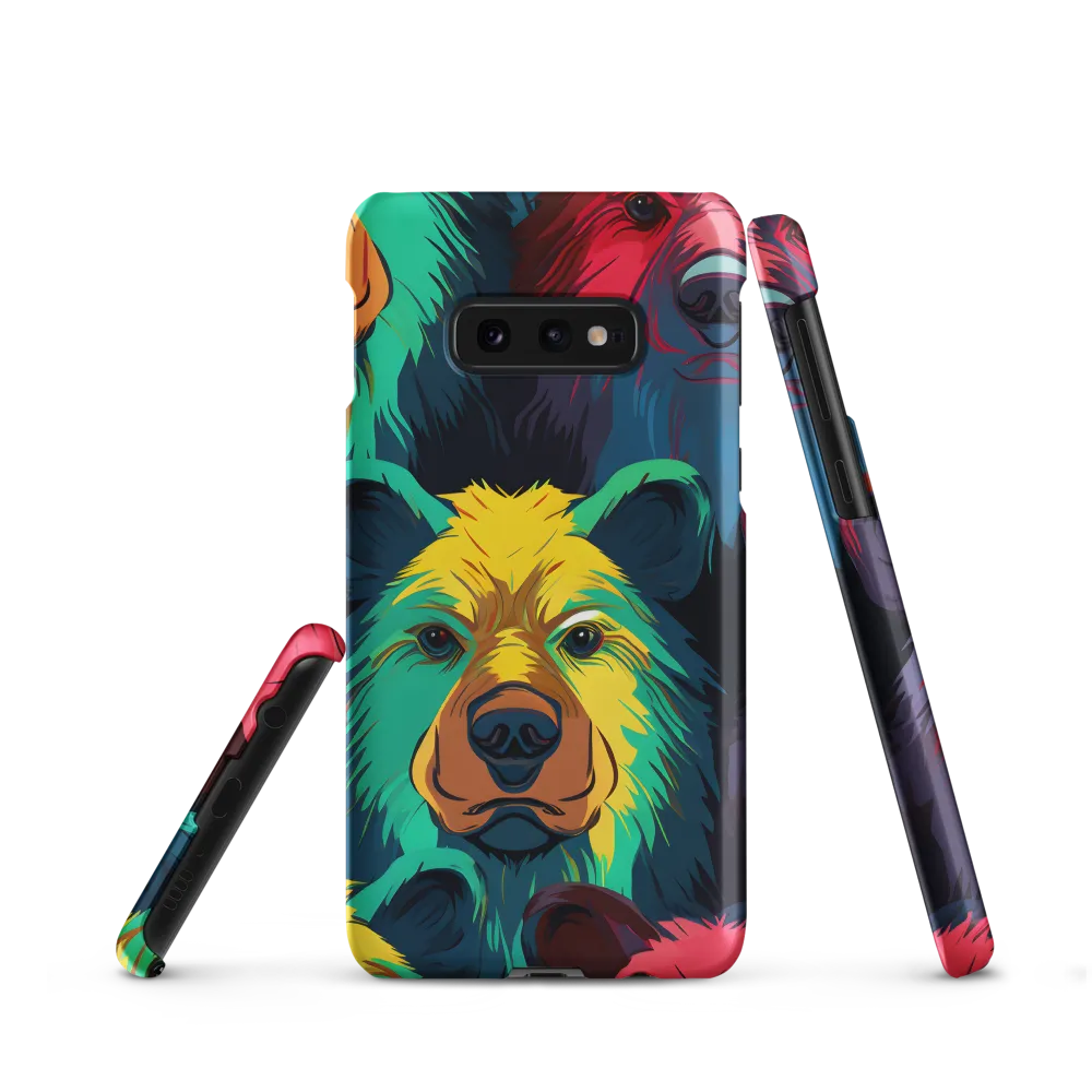 The Colorful Essence of Bears | Phone Case |  S10e | Snap Case | Matte
