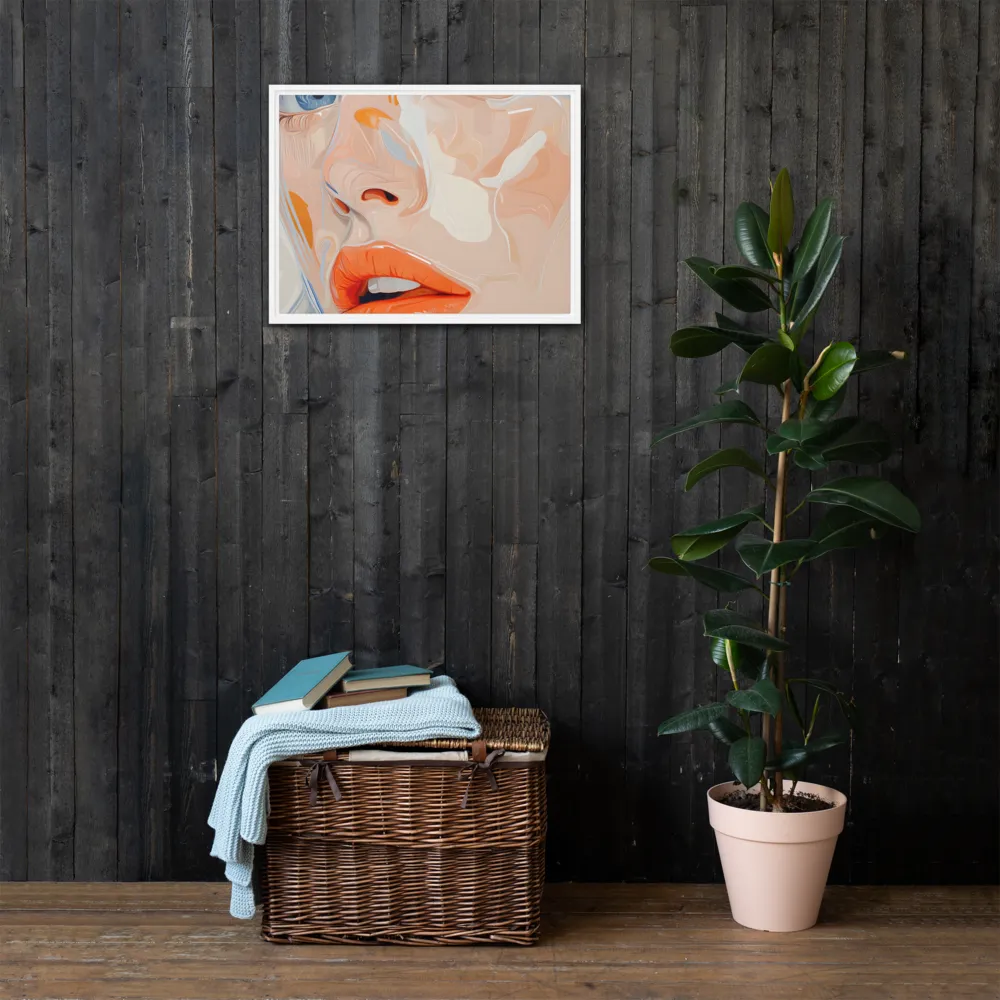 Ethereal Expressions | Canvas with White Frame | 18″×24″