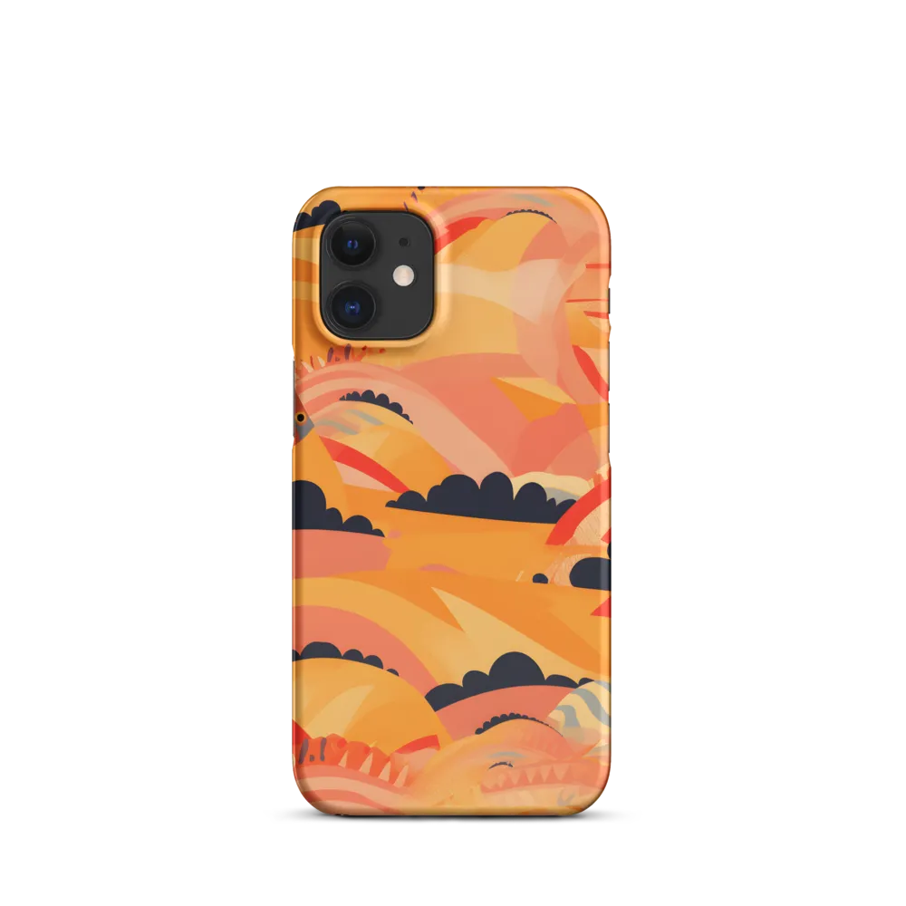 Whispers of the Abstract Horizon | Phone Case |  12 Mini | Snap Case | Matte