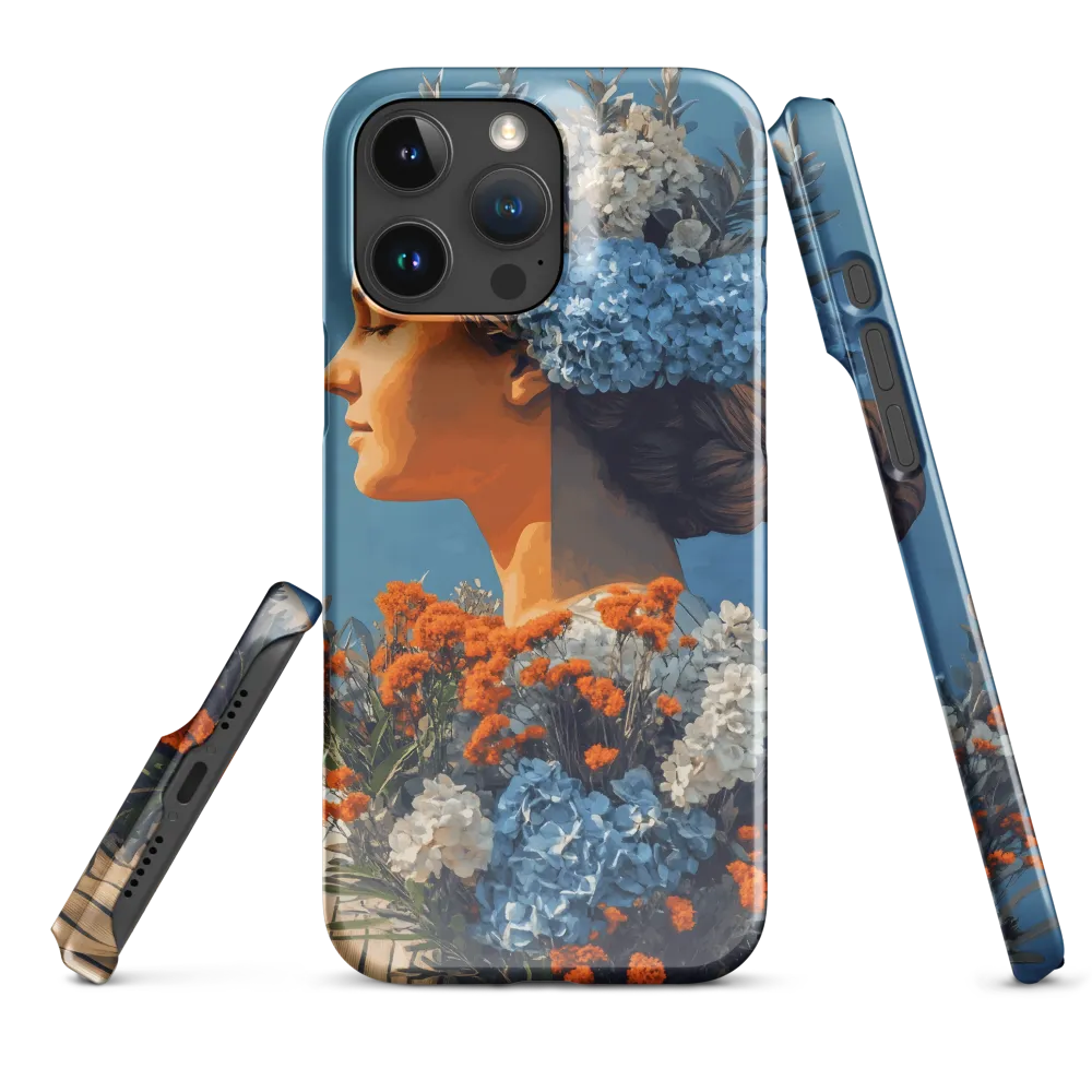 Floral Reverie: A Portrait of Serenity