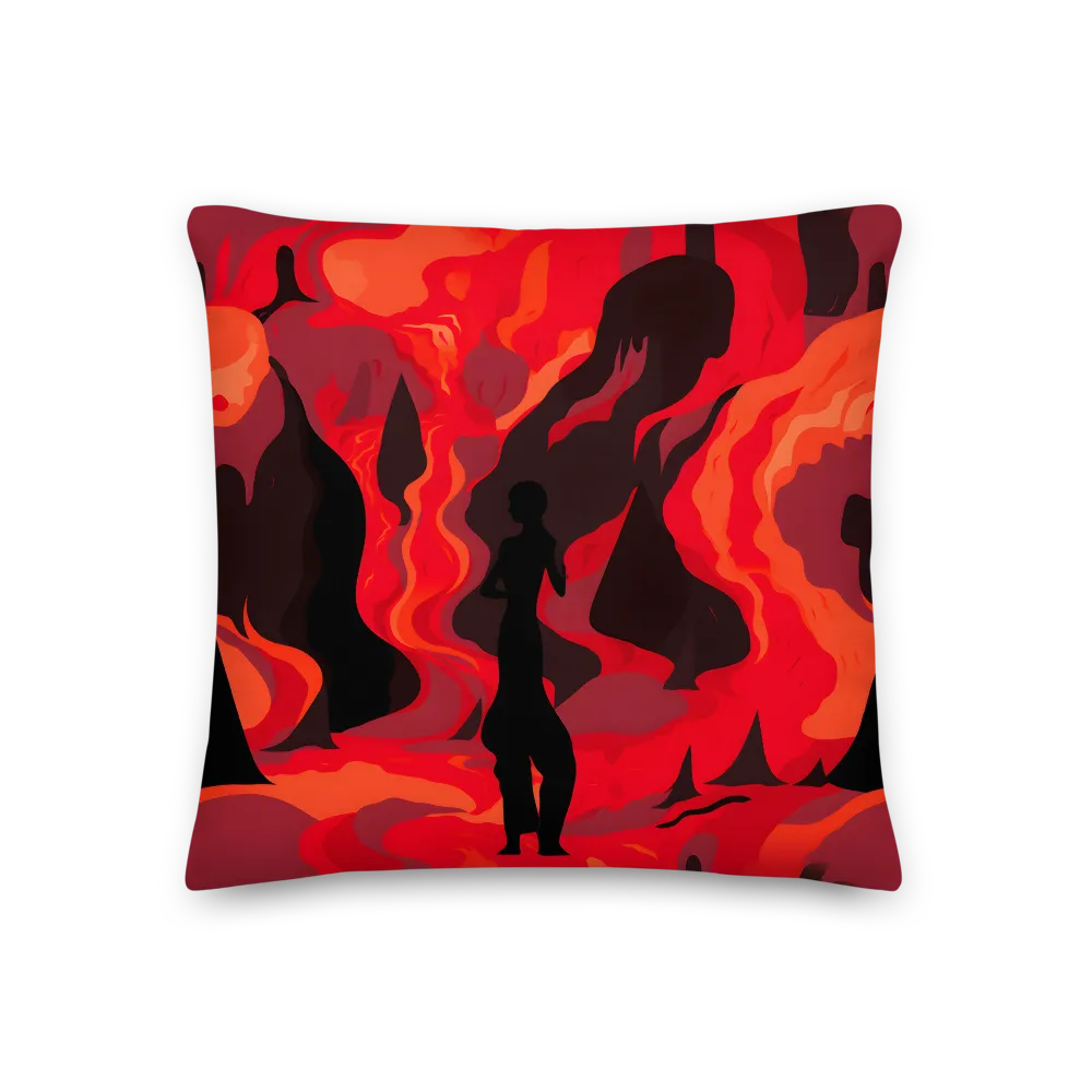 Inferno's Embrace | Pillow | 18″×18″